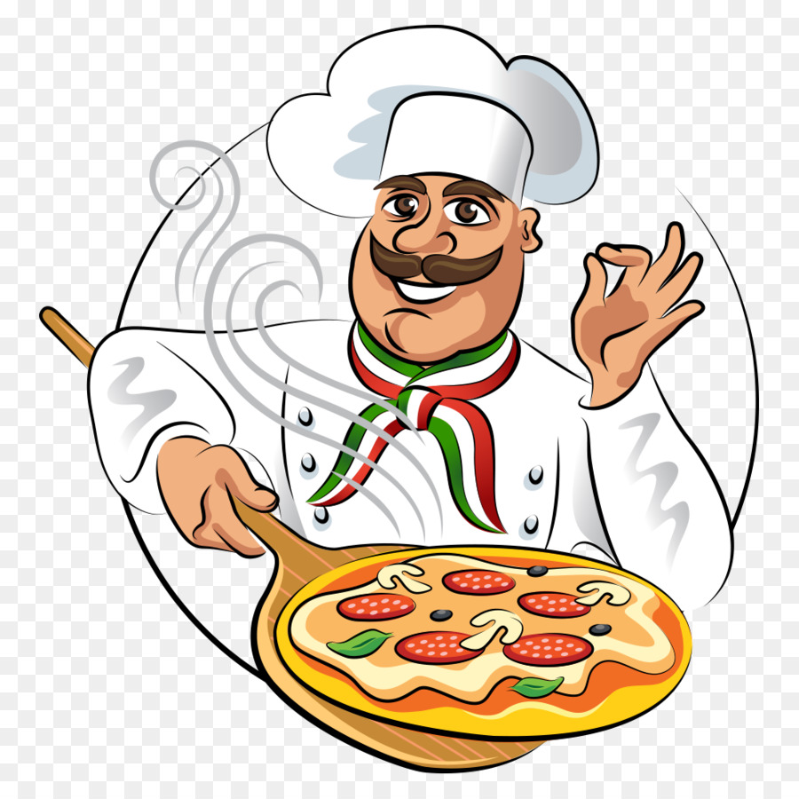 Pizza Chef Buffet Cooking - Vector Chef png download - 1000*1000 - Free Transparent  Pizza png Download.