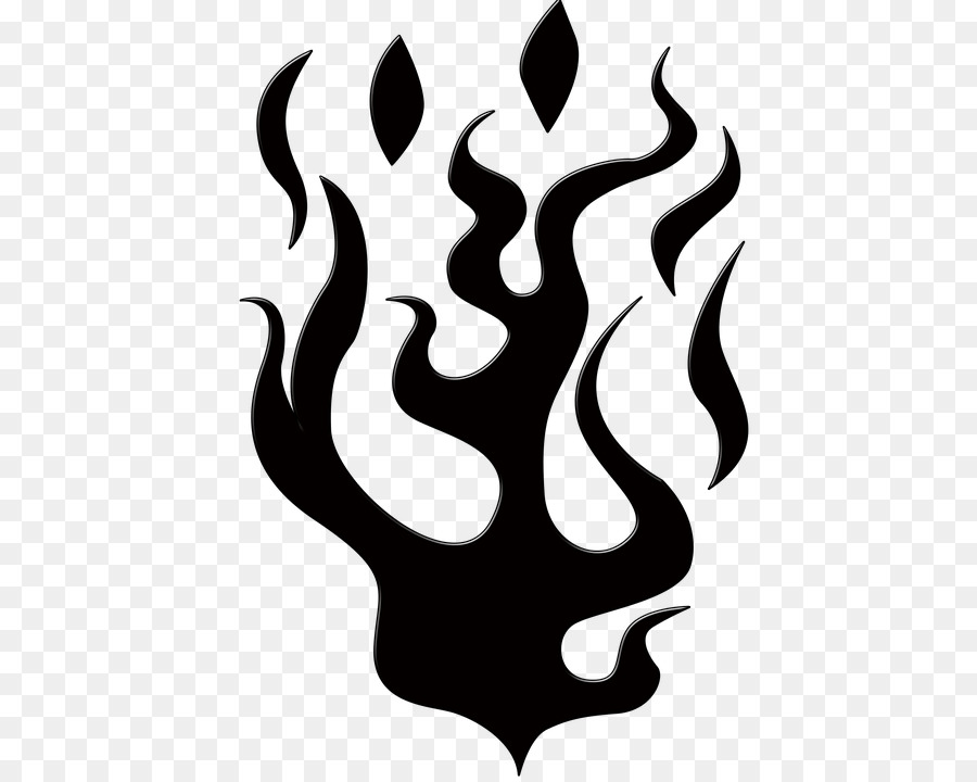 Flame Silhouette Fire Shape - black cool flame png download - 720*720 - Free Transparent Flame png Download.
