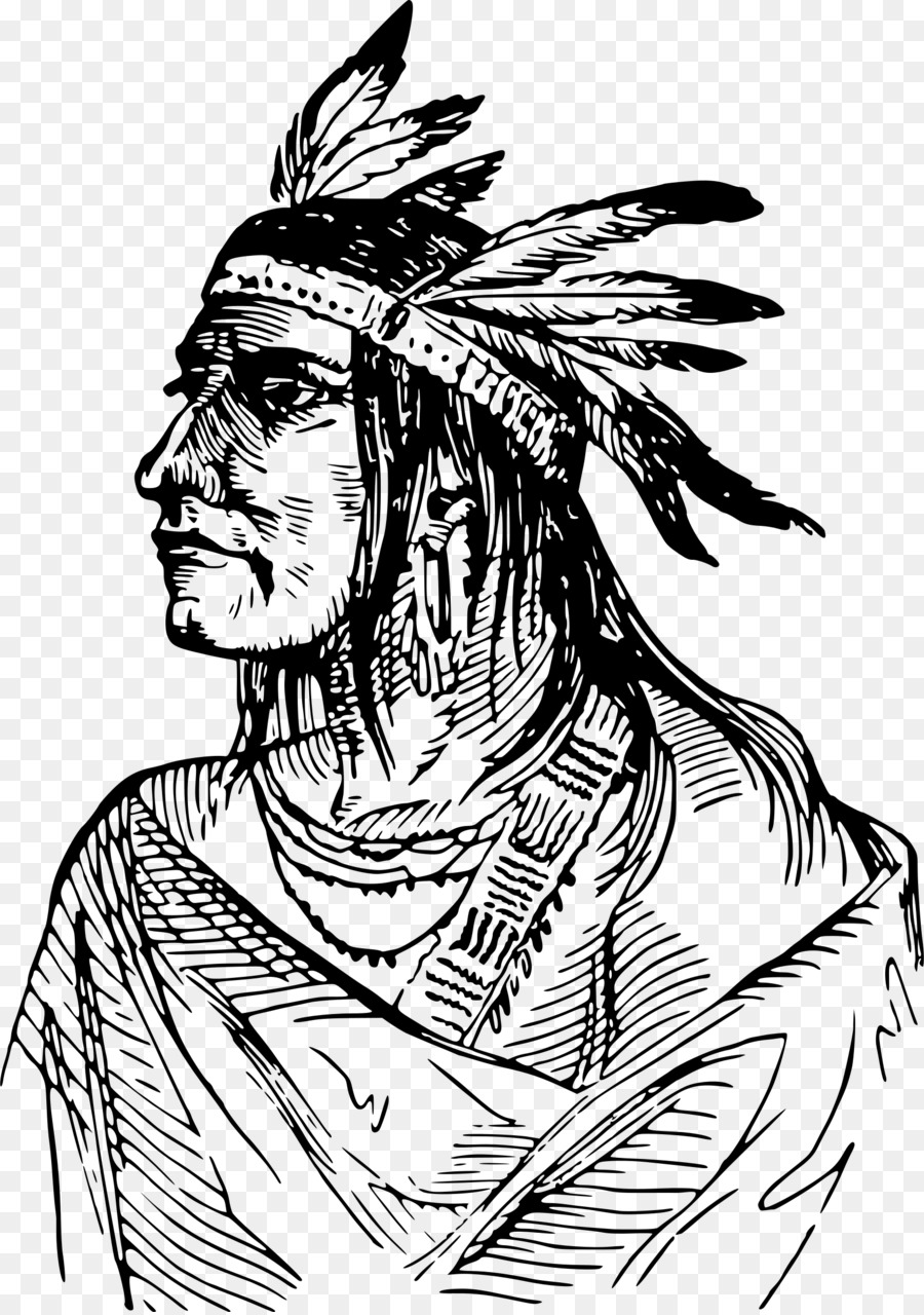 Native Americans in the United States Tribal chief Tribe Shawnee - drawing indian png download - 1692*2400 - Free Transparent United States png Download.