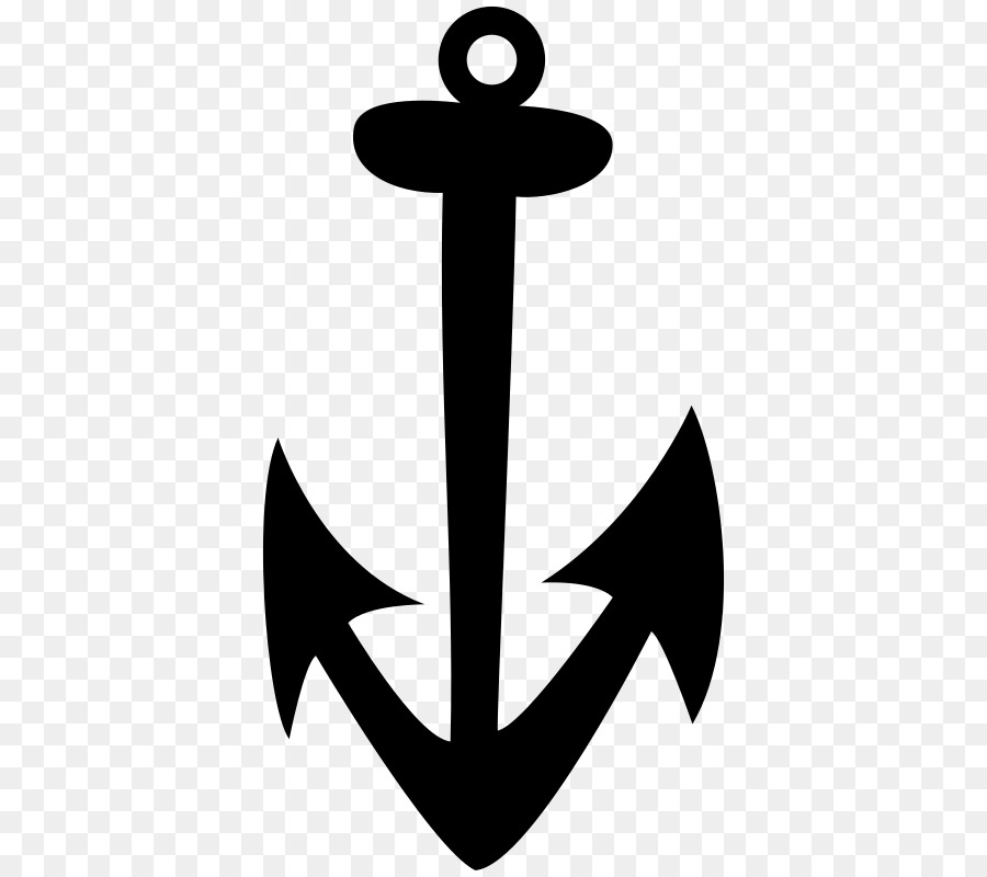 Anchor Silhouette Ship Clip art - White anchor png download - 432*800 - Free Transparent Anchor png Download.