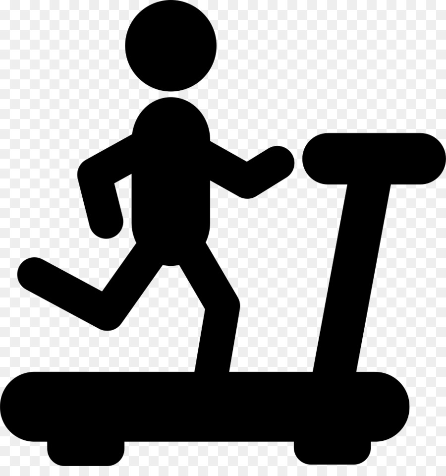 Treadmill Fitness Centre Silhouette Clip art - Silhouette png download - 938*980 - Free Transparent Treadmill png Download.