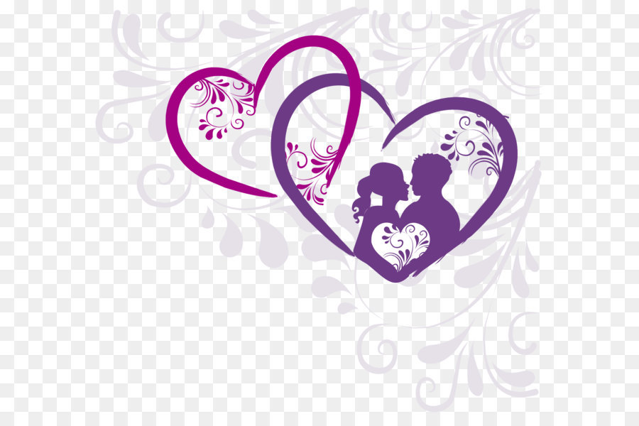 Heart Clip art - Couple sweet background vector png download - 1709*1550 - Free Transparent  png Download.