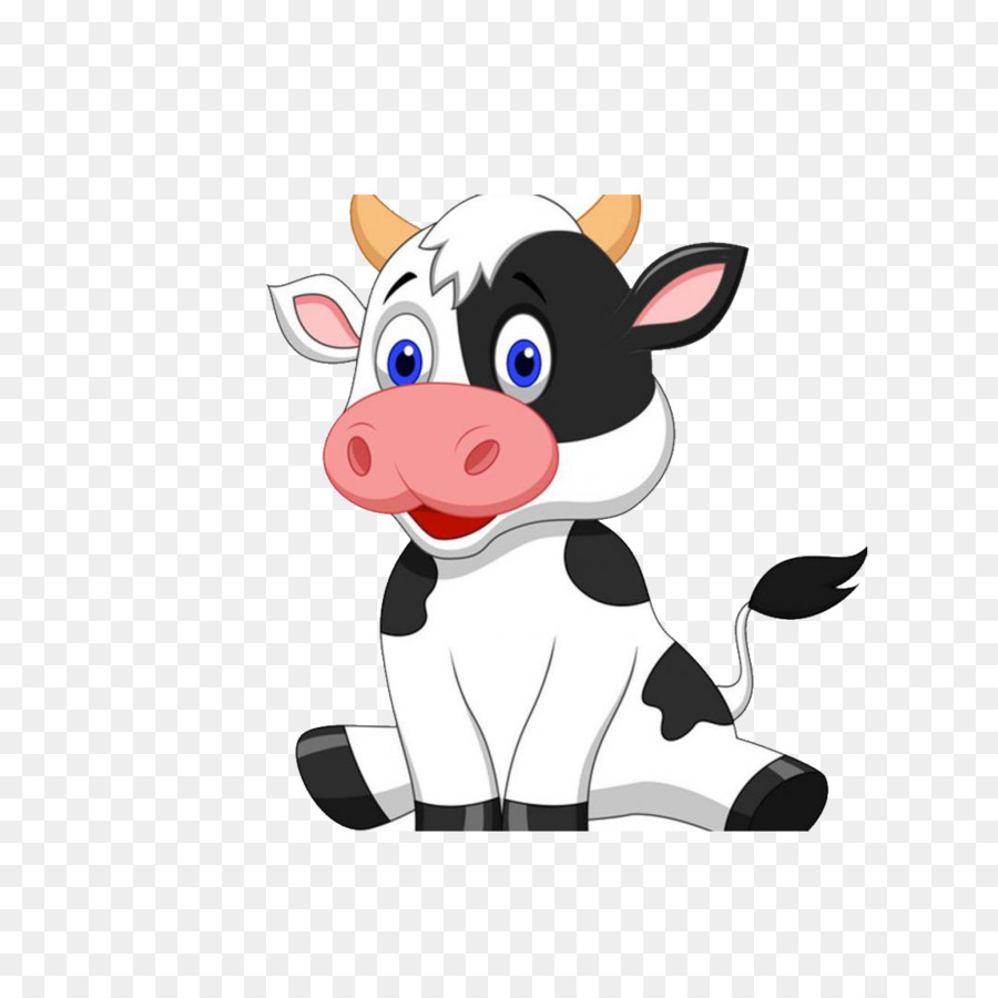 Cattle Infant Livestock Clip art - Cartoon Cow png download - 1077*1077 - Free Transparent Cattle png Download.
