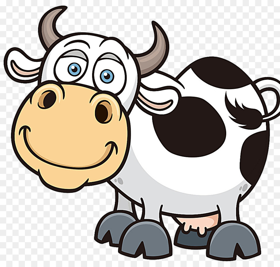 Cattle Cartoon Royalty-free Clip art - Dairy cow png download - 994*930 - Free Transparent Cattle png Download.