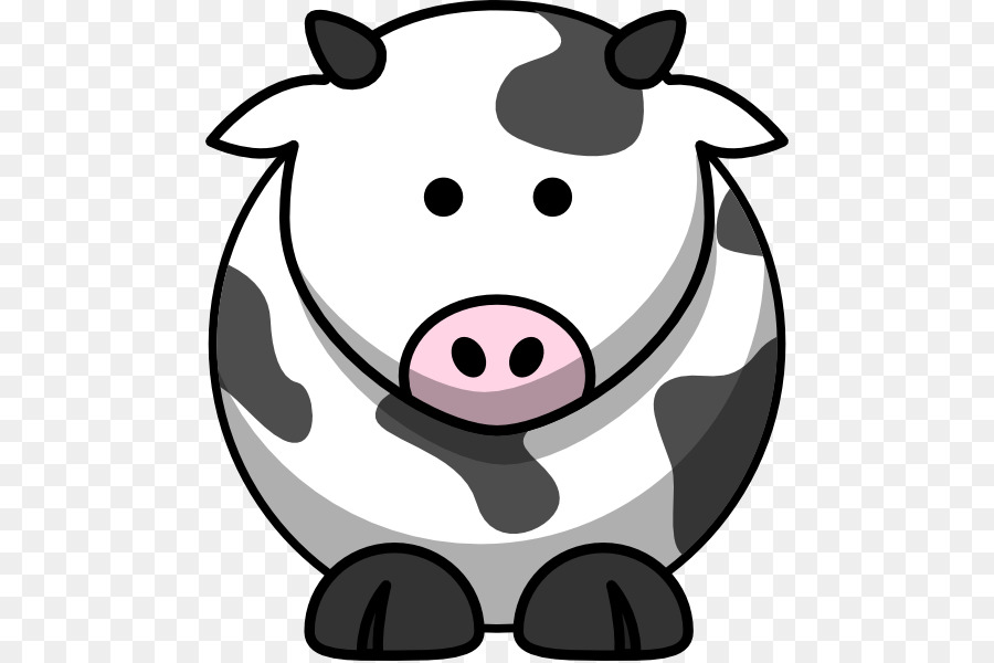 Cattle Cartoon Drawing Clip art - cow png download - 528*598 - Free Transparent Cattle png Download.