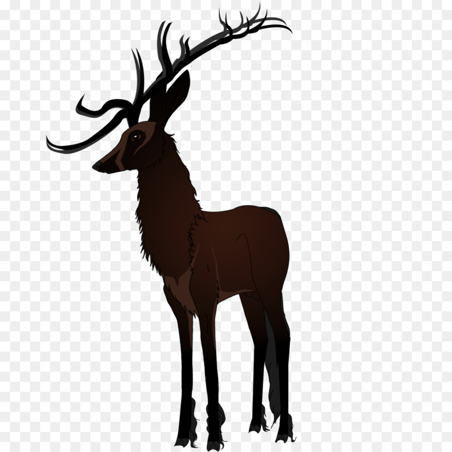Elk Antelope Goat Reindeer Horn - goat png download - 1024*1024 - Free Transparent Elk png Download.