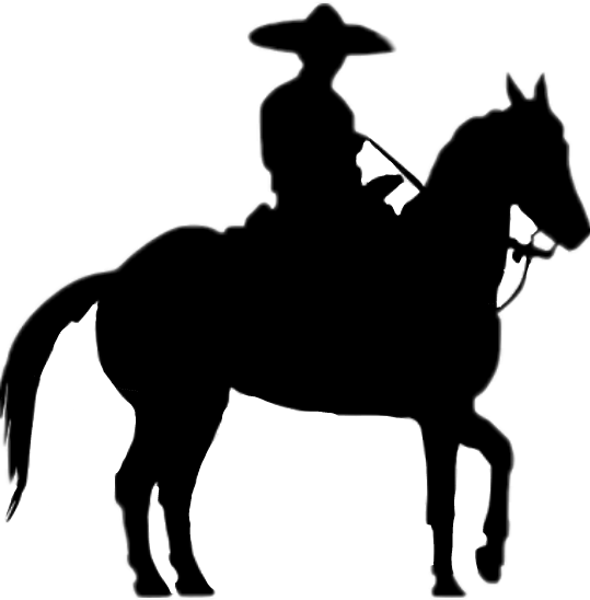 Horse Charro Mexico Silhouette Mariachi - Charro png download - 539*548 ...