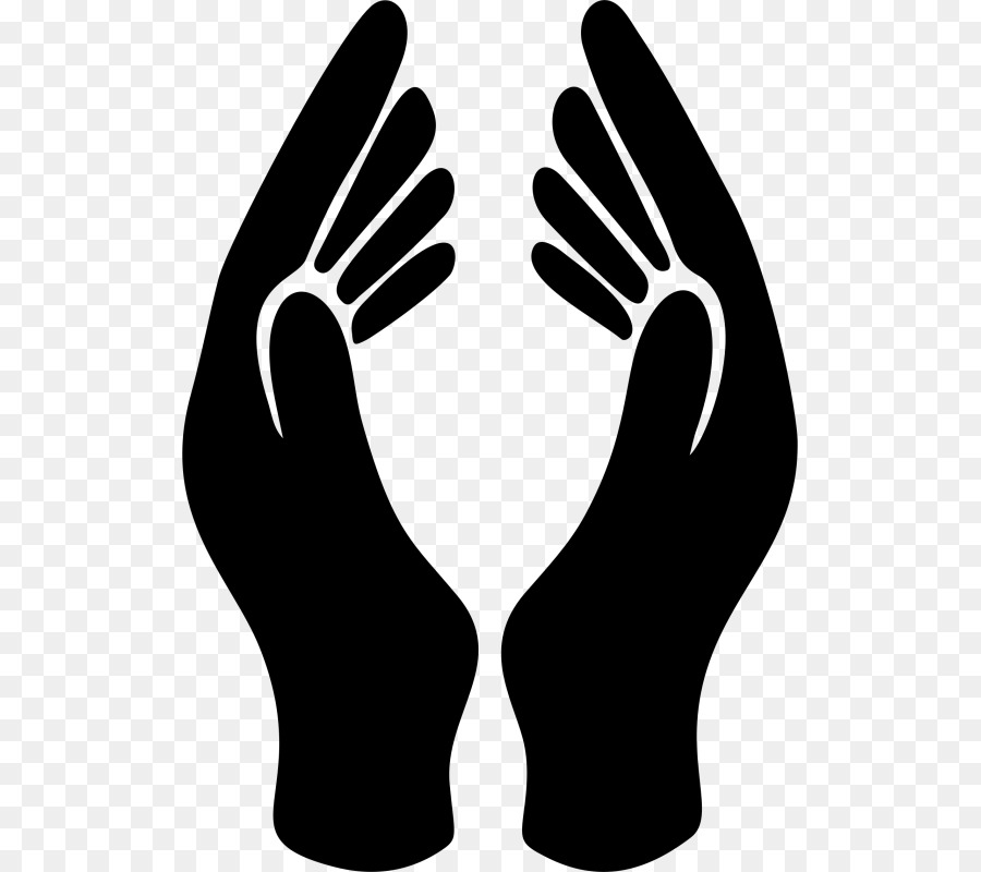 Praying Hands Silhouette Clip art - Silhouette png download - 565*800 - Free Transparent Praying Hands png Download.
