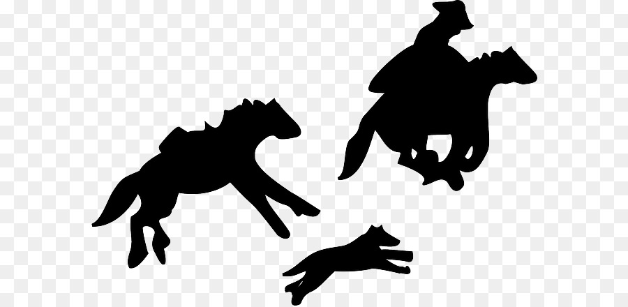 Horse The Cowboy Dog Clip art - Cowboy silhouette png download - 640*438 - Free Transparent Horse png Download.
