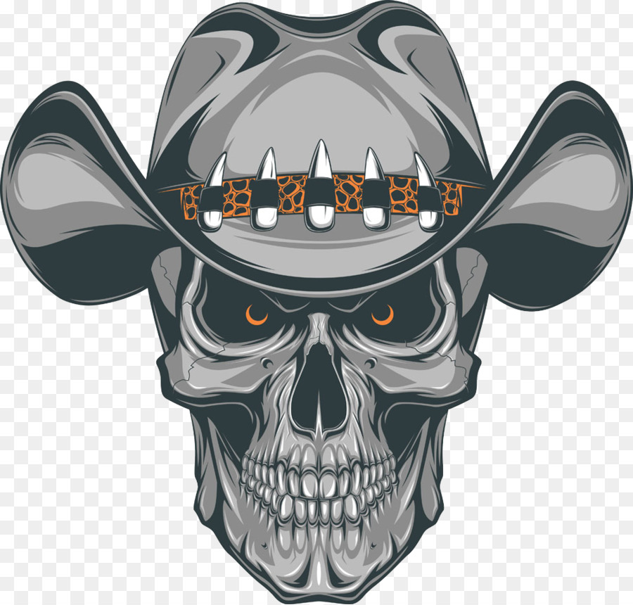 Old school (tattoo) Skull Cowboy - Cowboys and skull png download - 1000*954 - Free Transparent Cowboy png Download.