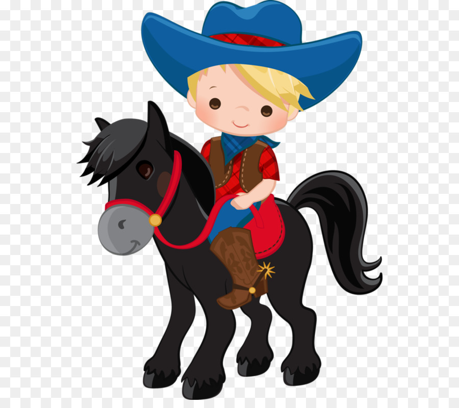 Cowboy Drawing Clip art - cowboy on horse vector png download - 600*784 - Free Transparent Cowboy png Download.