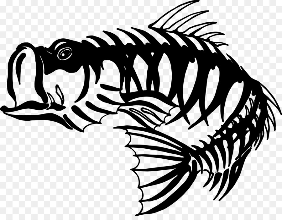 Skeleton Fishing Bass Clip art - Bass Skeleton Cliparts png download - 1200*917 - Free Transparent Skeleton png Download.