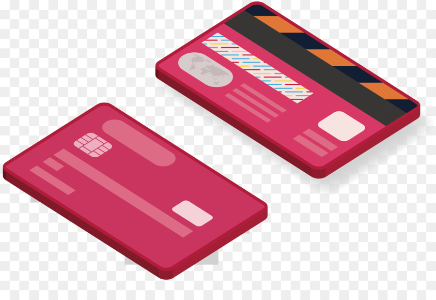 Credit card Bank - Red personal credit card png download - 3432*2353 - Free Transparent Credit Card png Download.