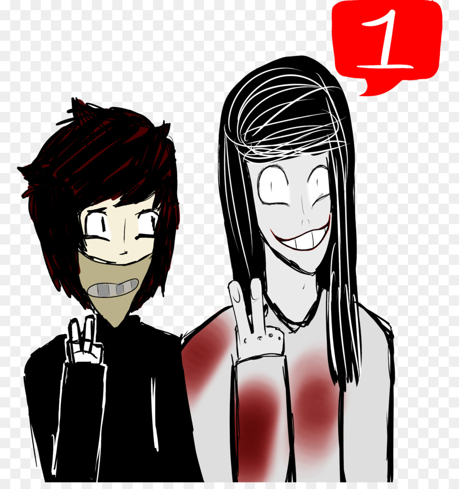Jeff the Killer Creepypasta Smile Character - others png download - 2103*2238 - Free Transparent  png Download.