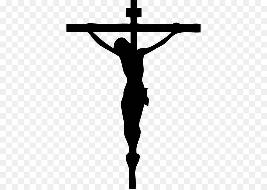 Christian cross Silhouette Christianity Clip art - christian cross png download - 452*637 - Free Transparent Christian Cross png Download.