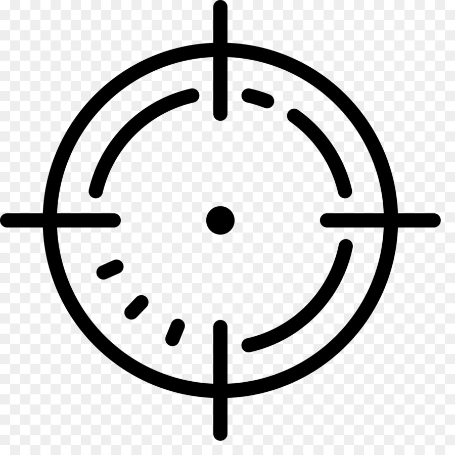 Reticle Computer Icons - crosshair png download - 1600*1600 - Free Transparent Reticle png Download.