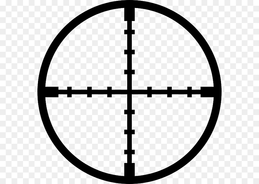 Reticle Telescopic sight Computer Icons Clip art - target reticle png download - 640*640 - Free Transparent Reticle png Download.