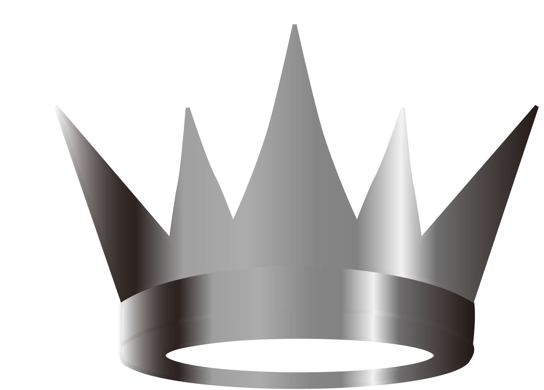 Crown Vector Silver Crown Png Download 18761345 Free Transparent