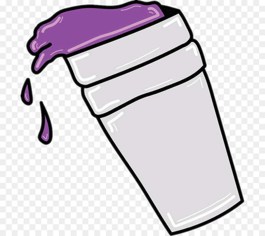 Purple drank Drawing Cup - leaning clipart png download - 759*799 - Free Transparent  png Download.