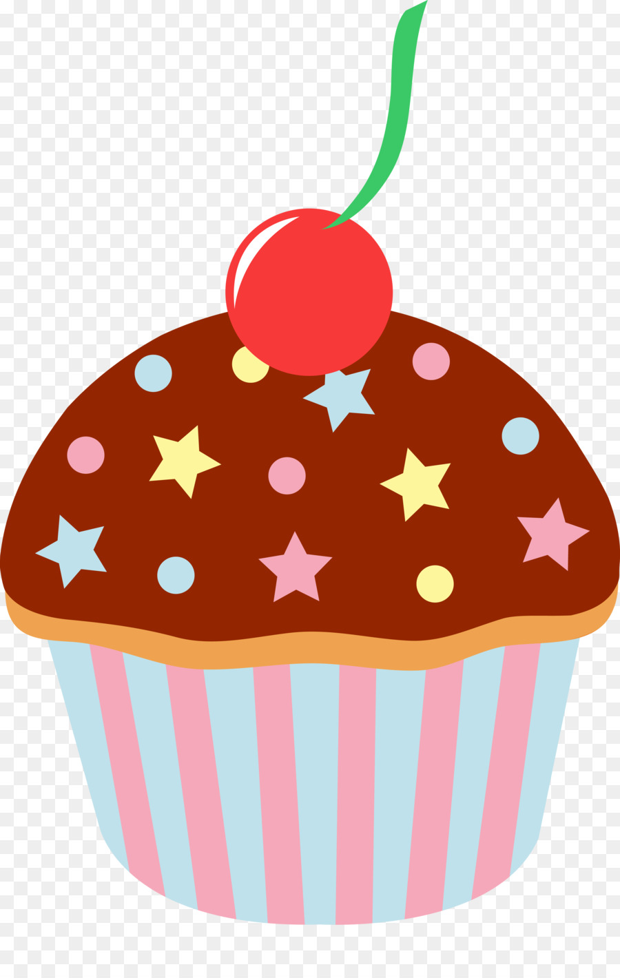 Cupcake Cartoon Sprinkles Clip art - Cute Cake Cliparts png download - 3053*4765 - Free Transparent Cupcake png Download.