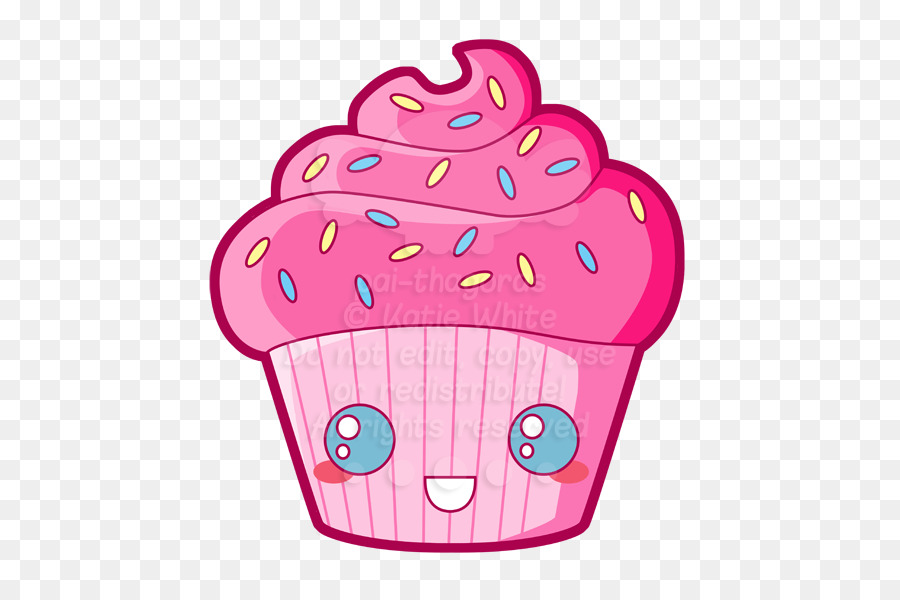 Cupcake Clip art Drawing Kawaii - cake png download - 500*600 - Free Transparent Cupcake png Download.