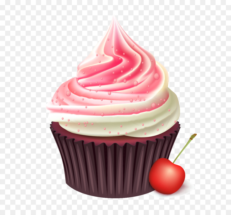 Cupcake Bakery Muffin Birthday cake Cream - Cherry Cupcakes png download - 1269*1171 - Free Transparent Cupcake png Download.