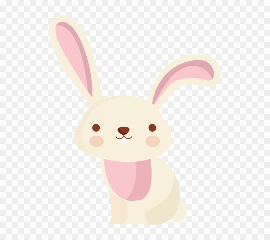 Easter Bunny Rabbit Cartoon Illustration - Vector cute little bunny png download - 800*800 - Free Transparent Easter Bunny png Download.