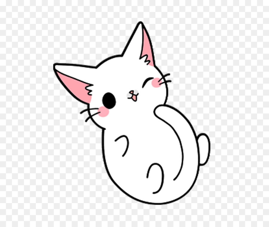Cat Kitten Drawing - Cute cat sit Yang png download - 750*750 - Free Transparent Cat png Download.