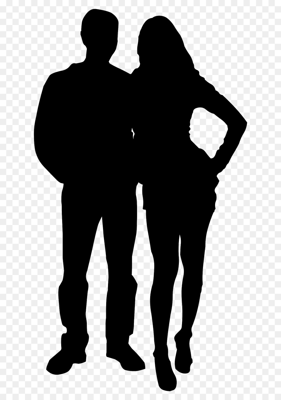 Free Cute Couple Silhouette, Download Free Cute Couple Silhouette png ...