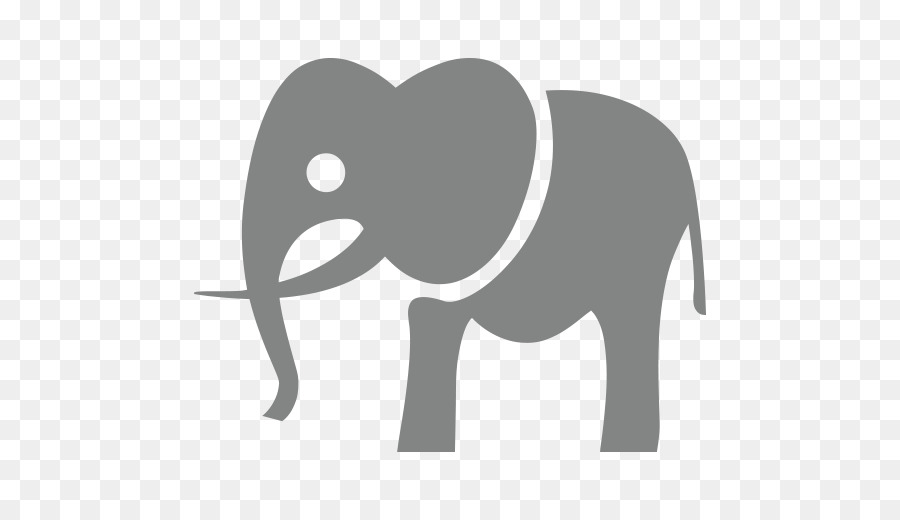 African elephant Symbol Computer Icons Emoji - elephant rabbit png download - 512*512 - Free Transparent Elephant png Download.