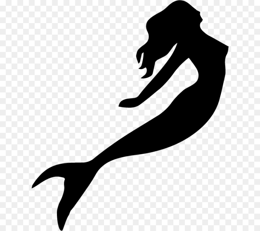 Mermaid Silhouette Clip art - Mermaid png download - 800*800 - Free Transparent Mermaid png Download.