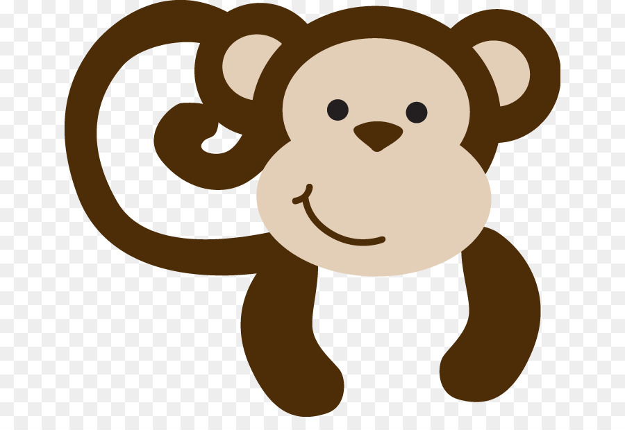 Drawing Paper Clip art - cute monkey png download - 714*601 - Free Transparent Drawing png Download.