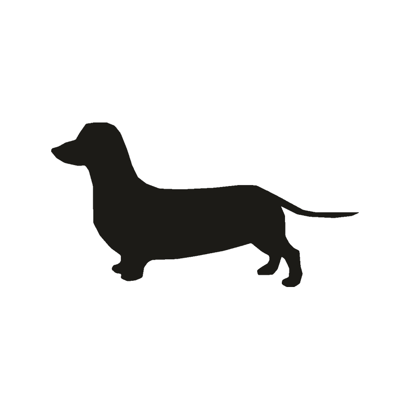 Dachshund Wallpaper Wall decal Room - dachshund silhouette png download ...