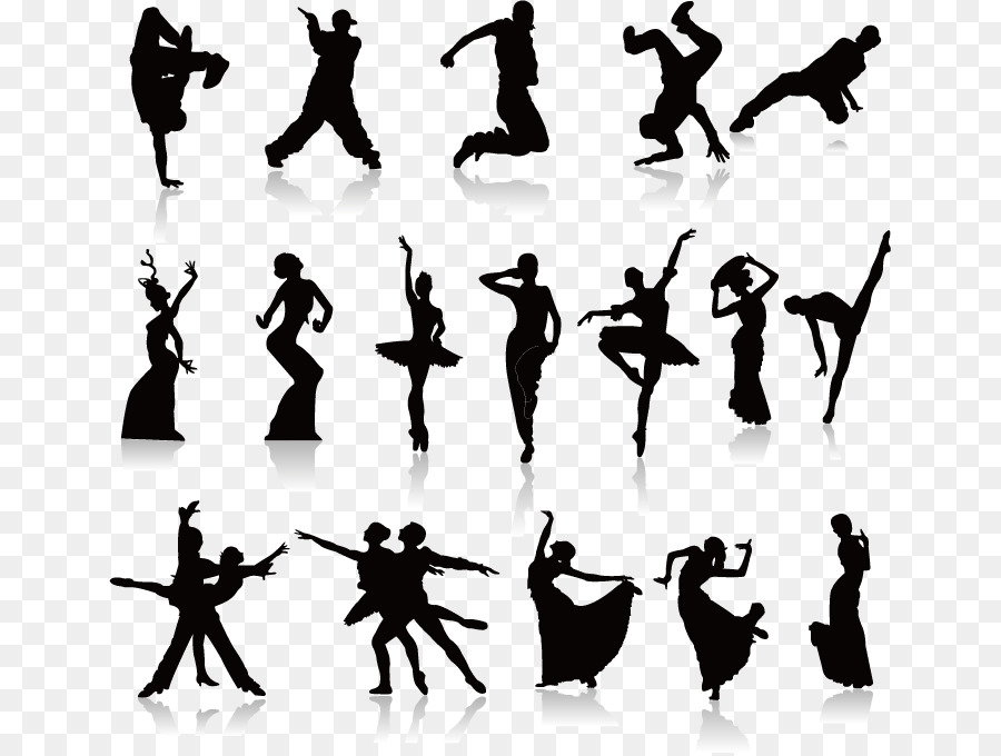 Dance Silhouette Poster - Dance silhouette vector png download - 703*677 - Free Transparent Dance png Download.