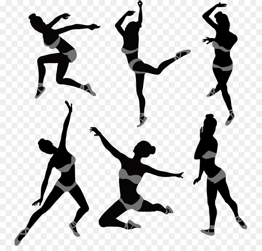 Jazz dance Modern dance Contemporary Dance - dance silhouette png ...