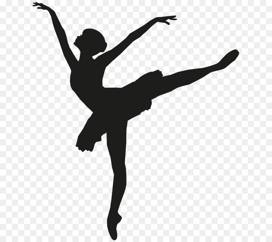 Ballet Dancer Silhouette Drawing - arabesques png download - 800*800 - Free Transparent  png Download.
