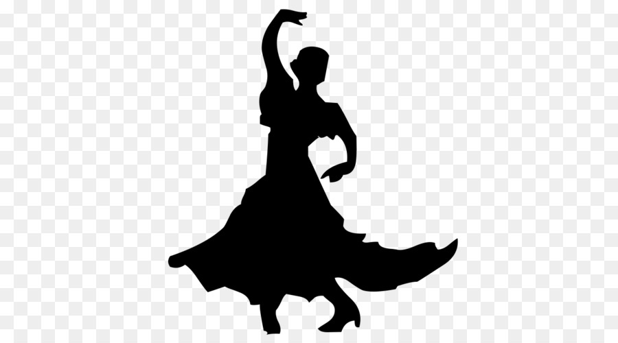 Flamenco Dance Silhouette Drawing - Silhouette png download - 500*500 - Free Transparent Flamenco png Download.