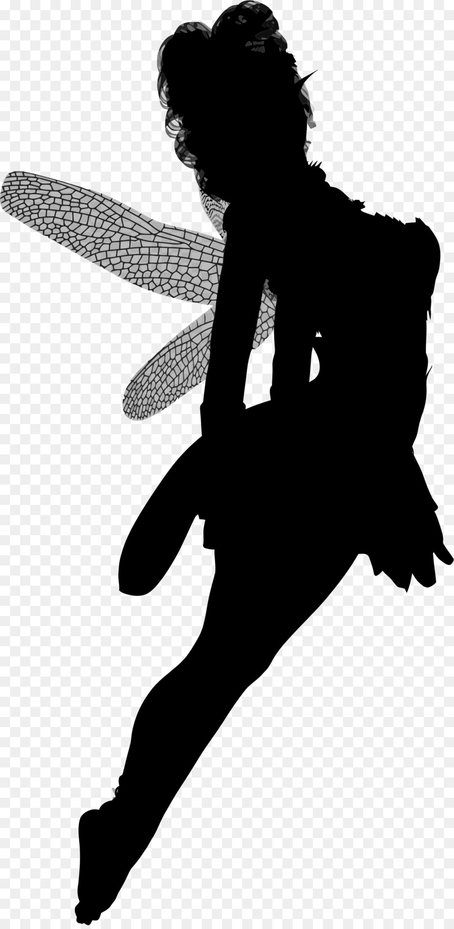 Silhouette Fairy Clip art - Silhouette png download - 1147*2336 - Free Transparent  png Download.