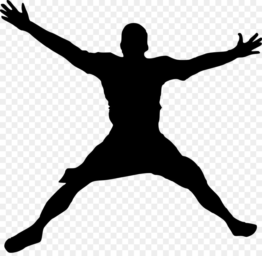 Silhouette Person Dance Clip art - jump png download - 2071*2000 - Free Transparent Silhouette png Download.