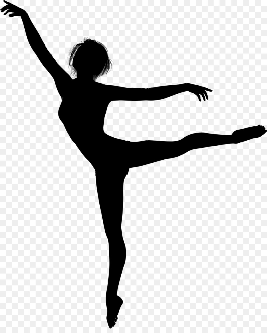 Dancing Female Ballet Dancer Silhouette - Silhouette png download - 1886*2316 - Free Transparent  png Download.