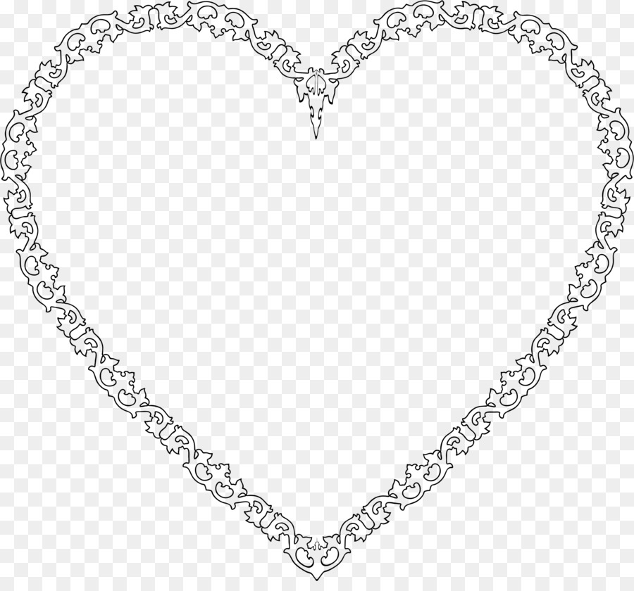 Heart Clip art - decorative line png download - 2350*2156 - Free Transparent Heart png Download.