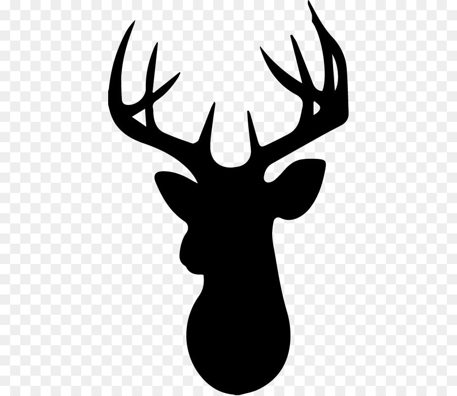 White-tailed deer Reindeer Silhouette Clip art - deer png download - 474*779 - Free Transparent Deer png Download.