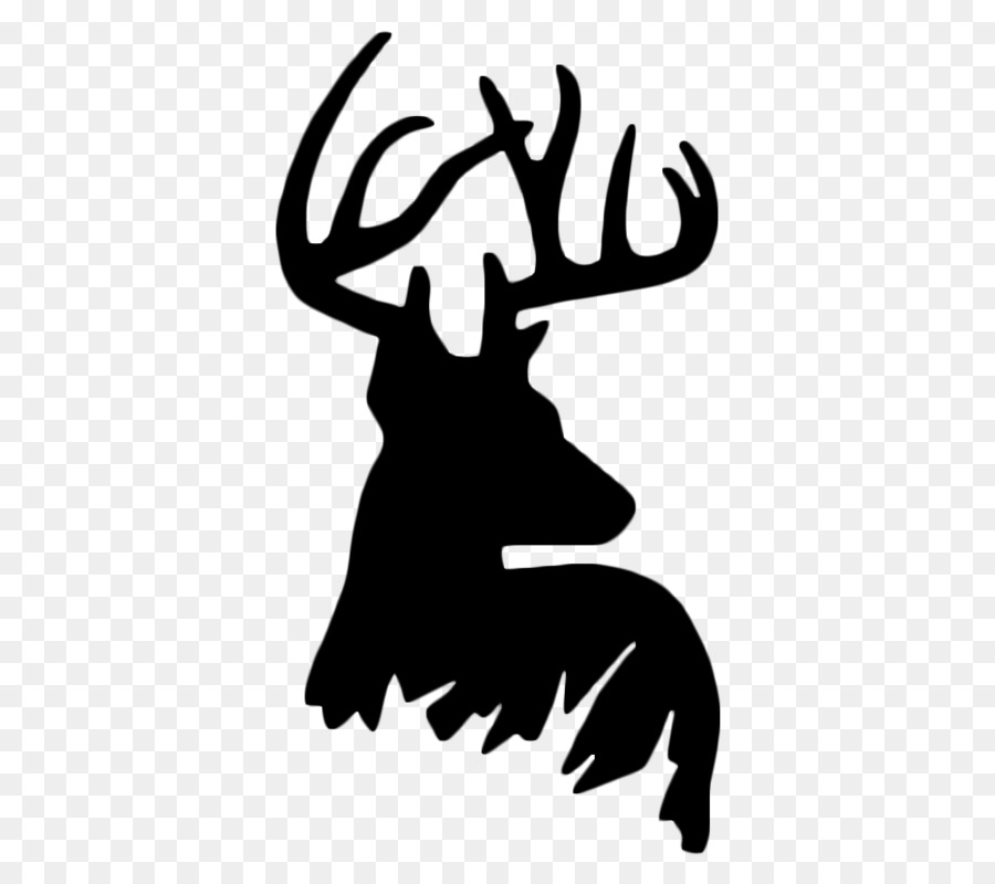 White-tailed deer Reindeer Silhouette Clip art - deer png download - 465*800 - Free Transparent Deer png Download.
