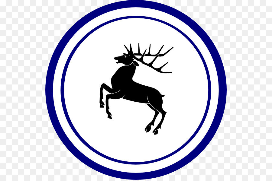 Red deer Coat of arms Hart White-tailed deer - a deer stumbled by a stone png download - 600*596 - Free Transparent Deer png Download.