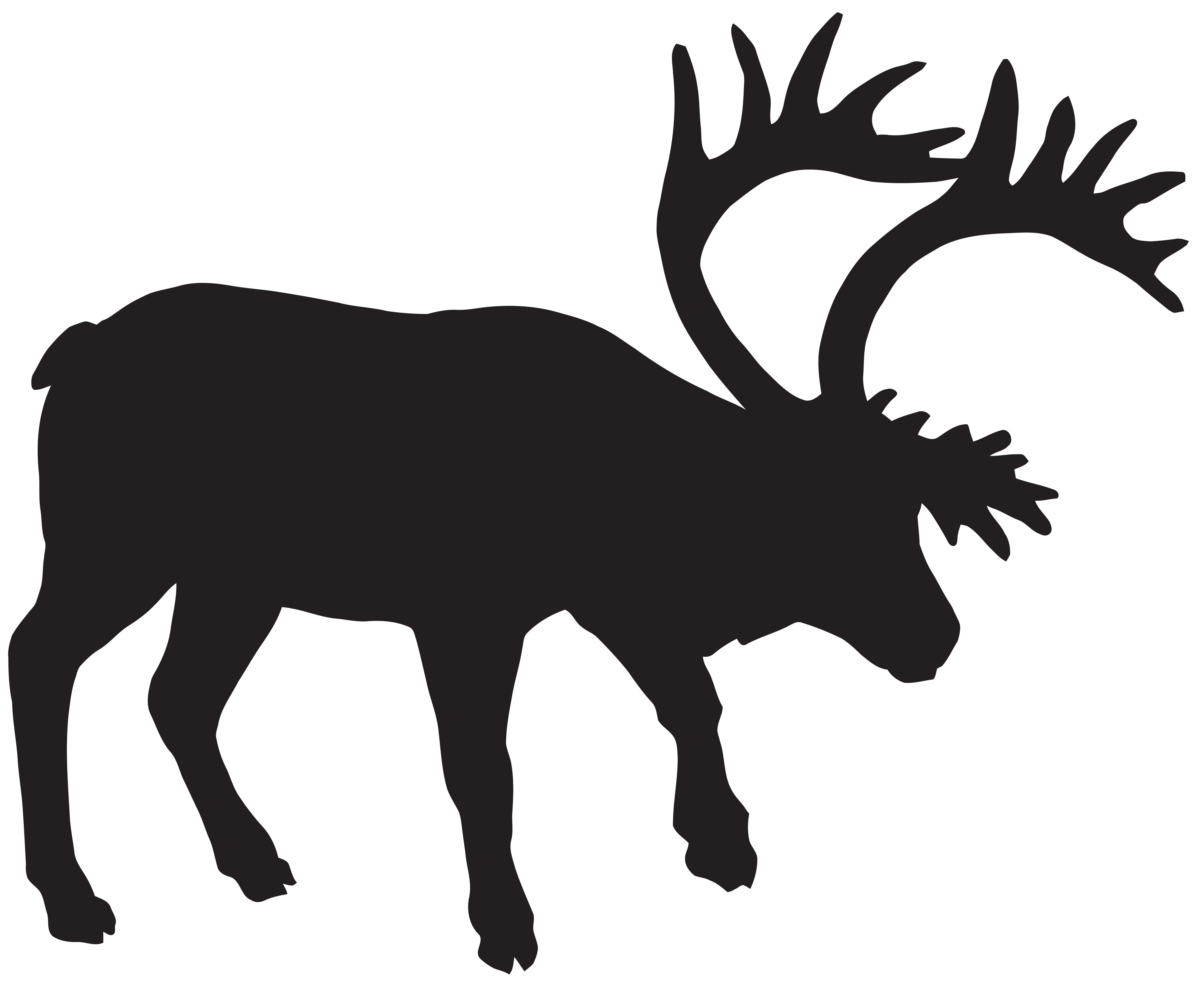 silhouette north american animal
