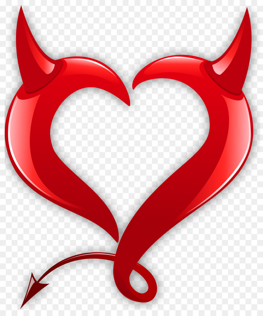 Devil Heart Sign of the horns Clip art - Heart Png png download - 3068*3645 - Free Transparent  png Download.