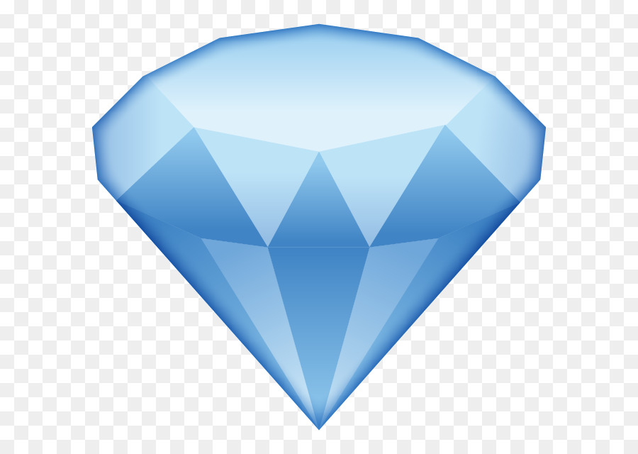 Emoji Paper Blue diamond Ring - diamonds png download - 640*640 - Free Transparent Emoji png Download.
