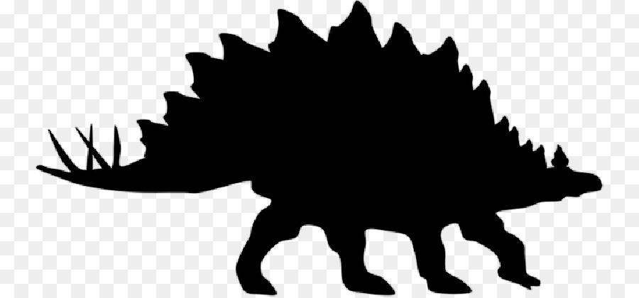 Clip art Vector graphics Silhouette Dinosaur Stegosaurus - animals dinosaur png download - 800*418 - Free Transparent Silhouette png Download.