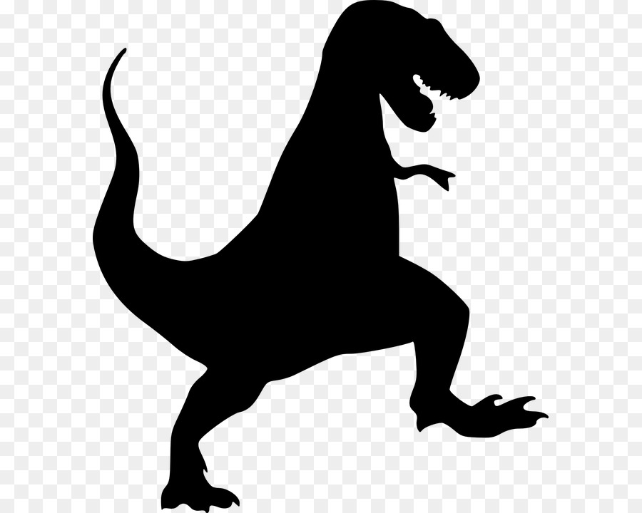 Tyrannosaurus Dinosaur Silhouette Velociraptor - dinosaur png download - 639*720 - Free Transparent Tyrannosaurus png Download.