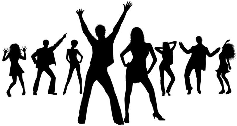 Dance party Stock photography Disco Drawing - Silhouette png download ...